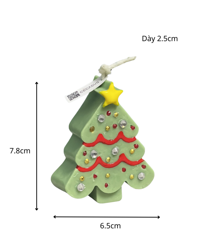 [XMAS] NẾN TẠO HÌNH CÂY THÔNG GIÁNG SINH