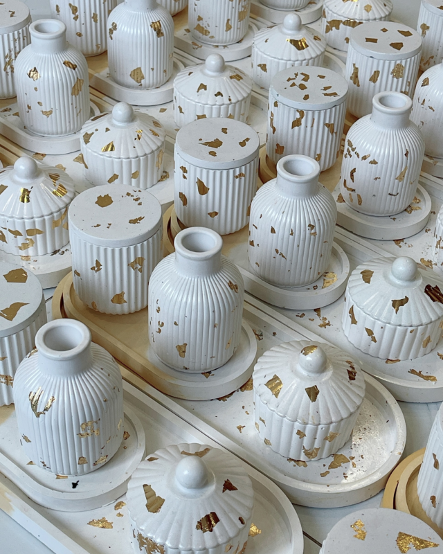 [DECOR HUB] BỘ DECOR TRONG NHÀ BẰNG VẬT LIỆU XANH XI MĂNG