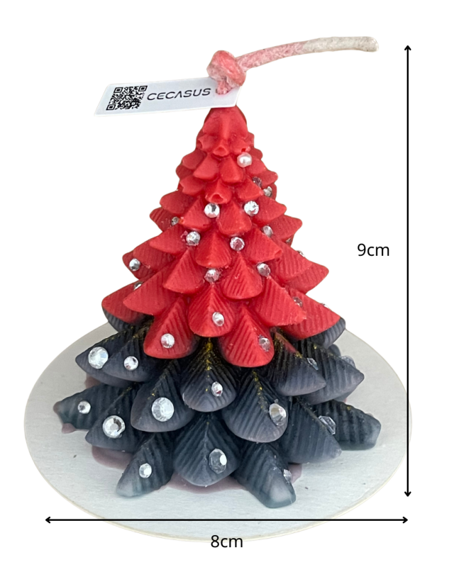 [XMAS] NẾN TẠO HÌNH CÂY THÔNG GIÁNG SINH ĐÍNH HẠT