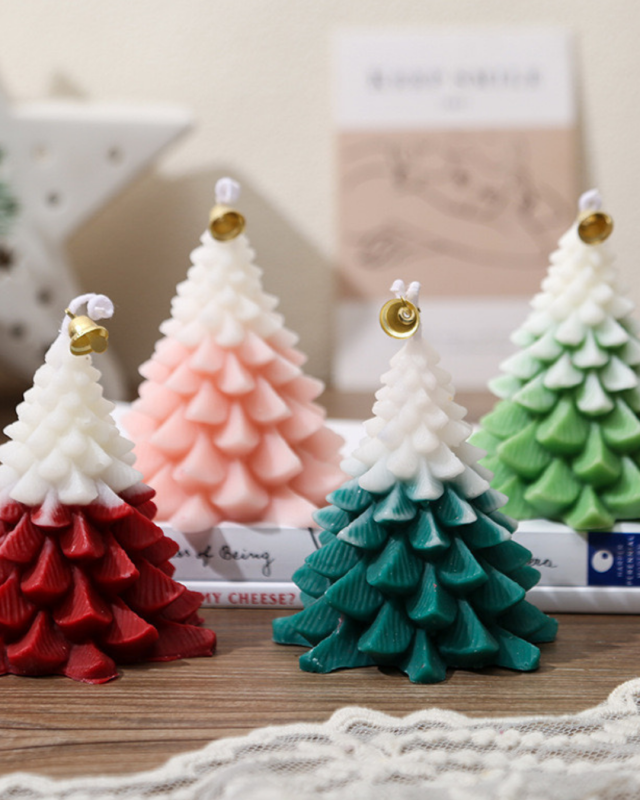 [XMAS] NẾN TẠO HÌNH CÂY THÔNG GIÁNG SINH KHÔNG ĐÍNH HẠT