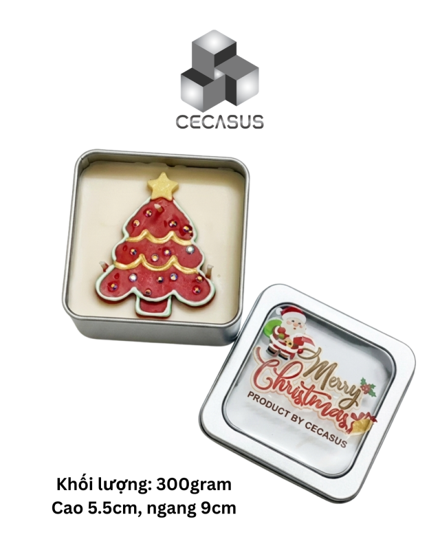 MẪU HỘP THIẾC GIANG SINH CÂY THÔNG NOEL