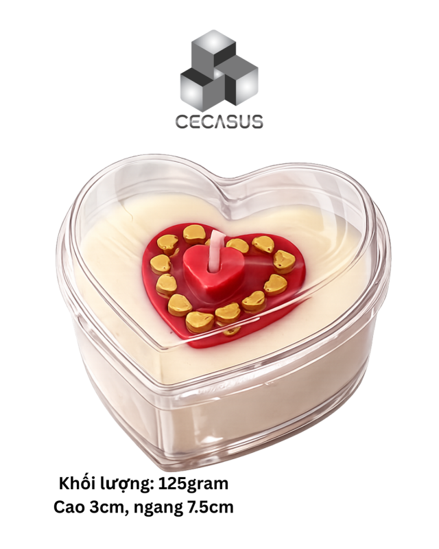 [VALENTINE] QUÀ NẾN HỘP TRÁI TIM MẪU 03