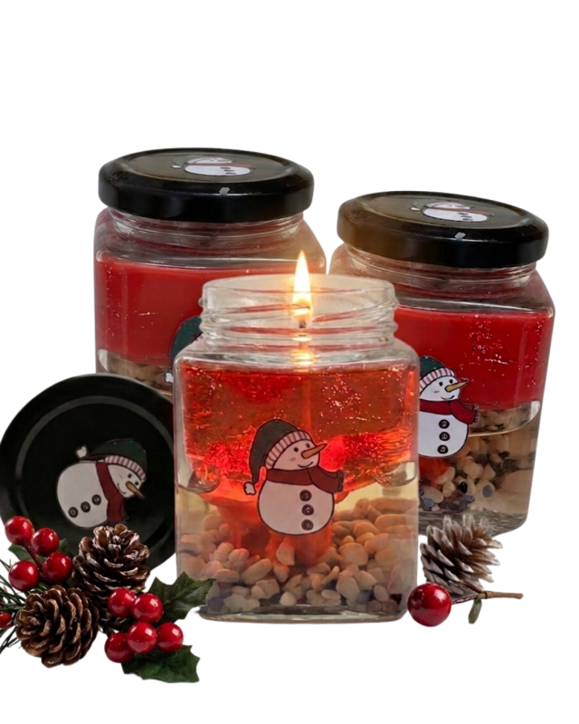 [XMAS] NẾN GIÁNG SINH TẠO HIỆU ỨNG CẦU TUYẾT XMAS RED