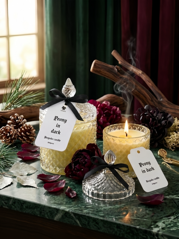 [BESPOKE CANDLES] PEONY IN DARK