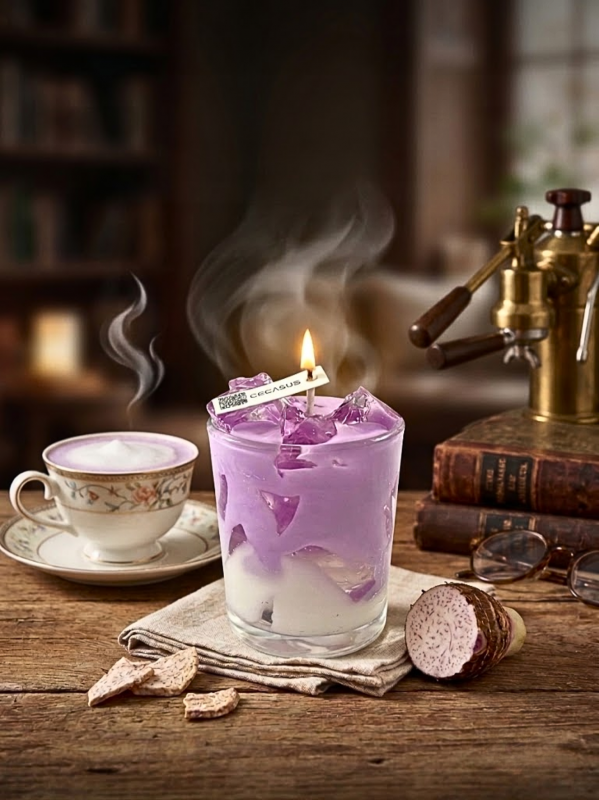 [OUR LATTE] NẾN THƠM TARO LATTE