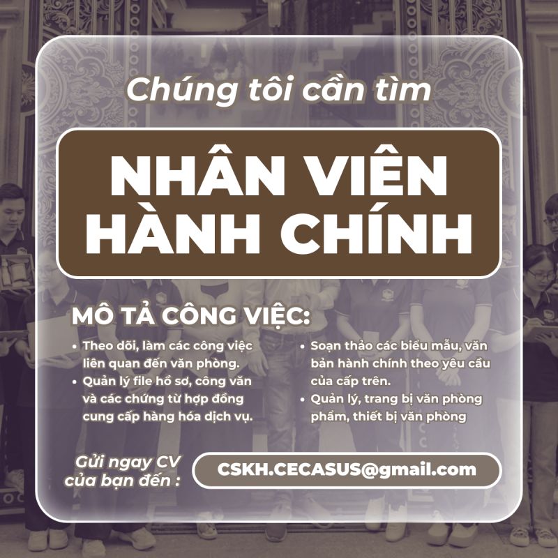 NHÂN VIÊN HÀNH CHÍNH VĂN  PHÒNG